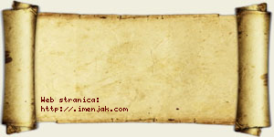 Isidora Radosavljević vizit kartica